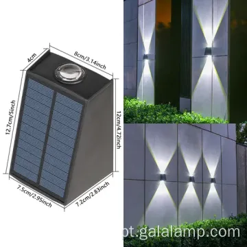 Luz de parede à prova d&#39;água à prova d&#39;água movida a energia solar para jardins